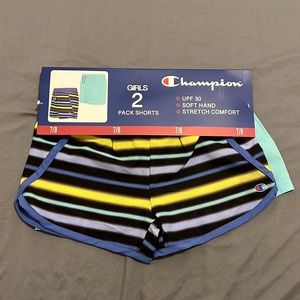 2 pack of Champion girl athletic shorts size 7/8